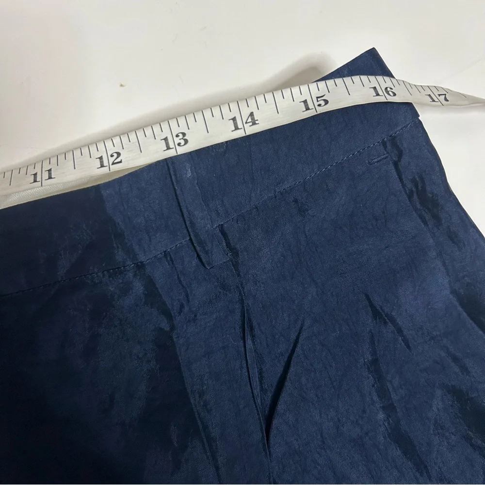 J.Crew Tall Essential wide-leg pant in textured satin (12T) - Picture 8 of 10